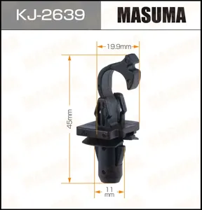 MASUMA KJ2639 Клипса (пластиковая крепежная деталь)