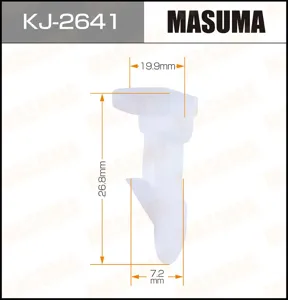 MASUMA KJ2641 Клипса (пластиковая крепежная деталь)