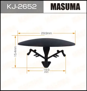 MASUMA KJ2652 Клипса (пластиковая крепежная деталь)