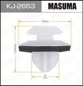 MASUMA KJ2653 Клипса (пластиковая крепежная деталь)