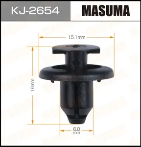 MASUMA KJ2654 Клипса пластиковая крепежная