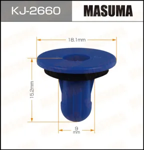 MASUMA KJ2660 Клипса (пластиковая крепежная деталь)