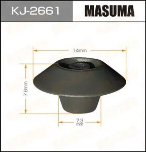 MASUMA KJ2661 Клипса (пластиковая крепежная деталь)