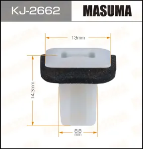 MASUMA KJ2662 Клипса (пластиковая крепежная деталь)