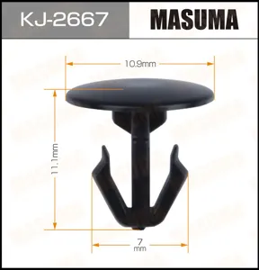 MASUMA KJ2667 Клипса (пластиковая крепежная деталь)