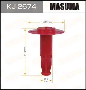 MASUMA KJ2674 Клипса (пластиковая крепежная деталь)