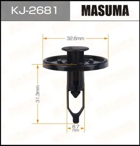 MASUMA KJ2681 Клипса (пластиковая крепежная деталь)