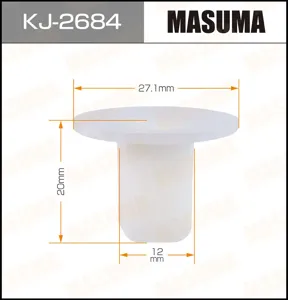 MASUMA KJ2684 Клипса (пластиковая крепежная деталь)