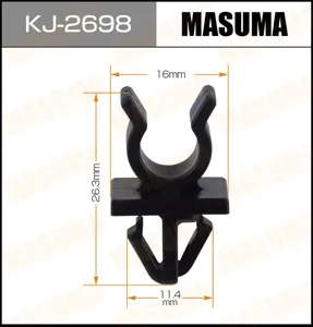 MASUMA KJ2698 Клипса (пластиковая крепежная деталь)