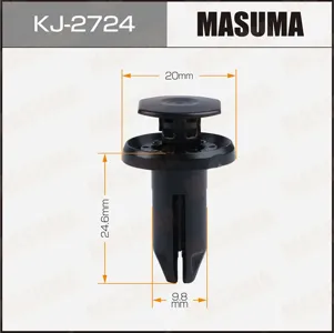 MASUMA KJ2724 Клипса (пластиковая крепежная деталь)