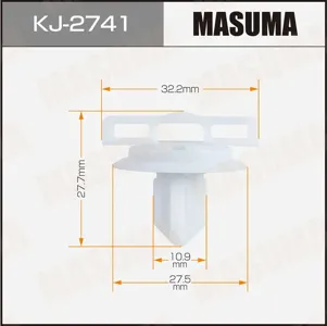 MASUMA KJ2741 Клипса пластиковая крепежная
