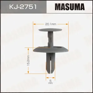 MASUMA KJ2751 Клипса (пластиковая крепежная деталь)