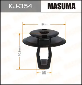 MASUMA KJ354 Клипса (пластиковая крепежная деталь)