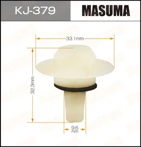 MASUMA KJ379 Клипса (пластиковая крепежная деталь)