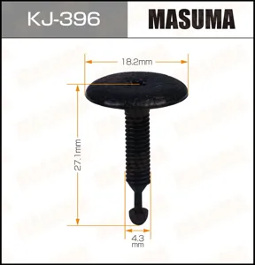 MASUMA KJ396 Клипса (пластиковая крепежная деталь)