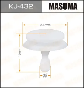 MASUMA KJ432 Пистон обивки универсальный MASUMA