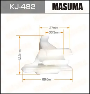 MASUMA KJ482 Клипса (пластиковая крепежная деталь)