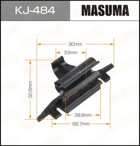 MASUMA KJ484 Клипса пластиковая крепежная