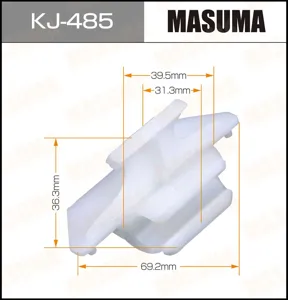 MASUMA KJ485 Клипса (пластиковая крепежная деталь)