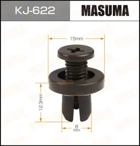 MASUMA KJ622 Клипса (пластиковая крепежная деталь)