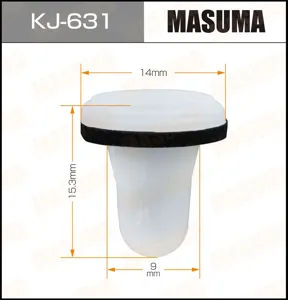 MASUMA KJ631 Клипса (пластиковая крепежная деталь)