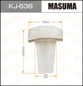 MASUMA KJ638 Клипса (пластиковая крепежная деталь)