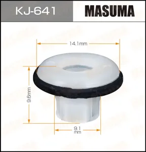 MASUMA KJ641 Клипса (пластиковая крепежная деталь)