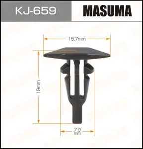 MASUMA KJ659 Клипса пластиковая крепежная