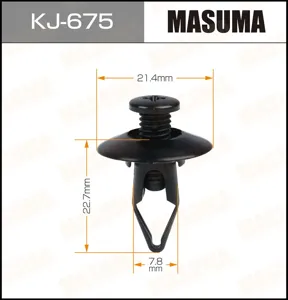 MASUMA KJ675 Клипса автомобильная [упаковка 10 штук]