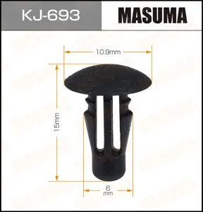 MASUMA KJ693 Клипса (пластиковая крепежная деталь)
