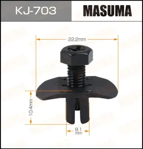 MASUMA KJ703 Клипса пластиковая крепежная