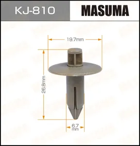 MASUMA KJ810 Клипса (пластиковая крепежная деталь)