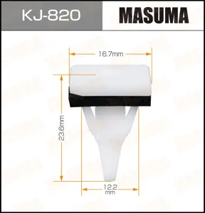 MASUMA KJ820 Клипса крепления обшивки порога lancer xoutlander iipajero iii Kia