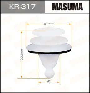 MASUMA KR317 Клипса автомобильная