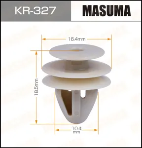 MASUMA KR327 Клипса автомобильная [упаковка 10 штук]