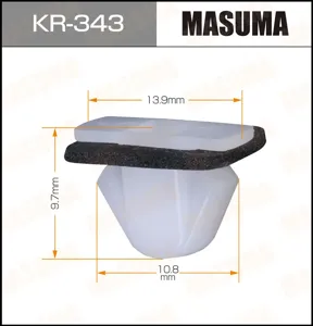 MASUMA KR343 Клипса пластиковая крепежная