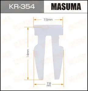 MASUMA KR354 Клипса пластиковая крепежная