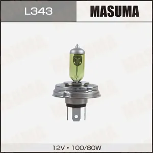 MASUMA L343 Лампа H4 12V 100/80W P45t-41 YELLOW