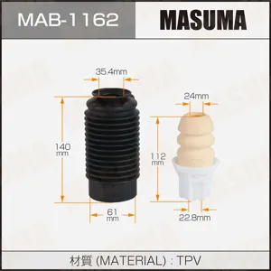 MASUMA MAB1162 Пыльник-отбойник амортизатора