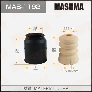 MASUMA MAB1192 Пыльник амортизатора