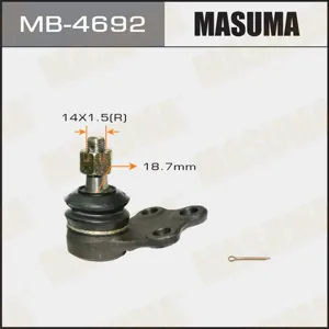 MASUMA MB4692 Опора шаровая передняя снизуспереди