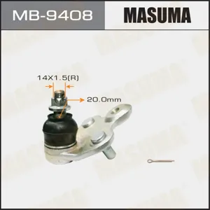 MASUMA MB9408 Опора шаровая передняя снизуспереди