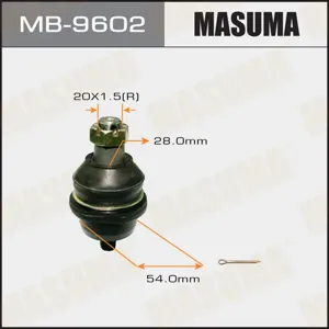 MASUMA MB9602 Опора шаровая , передняя снизуспереди