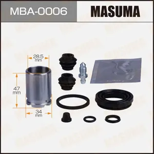 MASUMA MBA0006 Ремкомплект заднего суппорта с порш. d.34