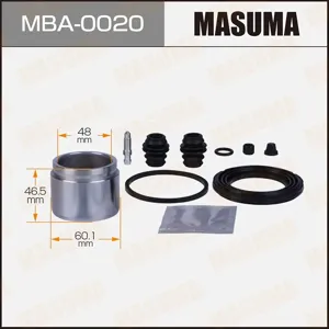 MASUMA MBA0020 Ремкомплект переднего тормозного суппорта с поршнем