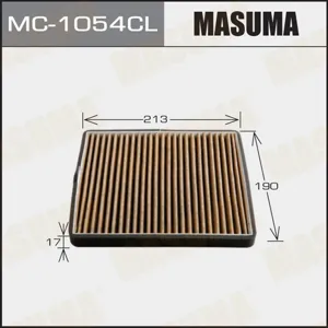 MASUMA MC1054CL Фильтр салона угольный Suzuki Jimny 1.3 16V 98>