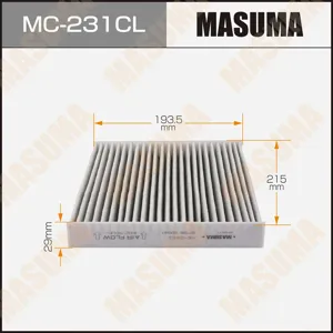 MASUMA MC231CL Фильтр салона угольный 195x214x29 Toyota Yaris RAV4 Auris