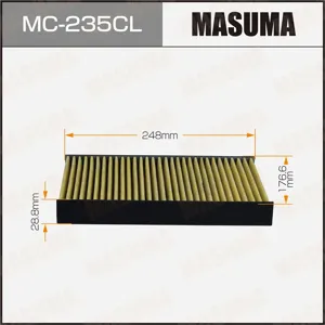 MASUMA MC235CL Фильтр салона Toyota Land Cruiser 300 21- Lexus LS 2017
