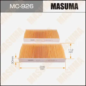 MASUMA MC926 Фильтр салона Honda Civic 0201- (упак.2шт.)