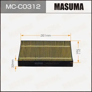 MASUMA MCC0312 Фильтр салона